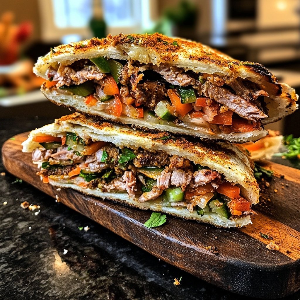 Döner mit orientalischen Gewürzen