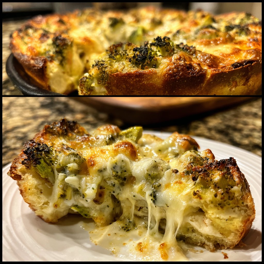 Brokkoli Auflauf Mit Käse Und Sahne