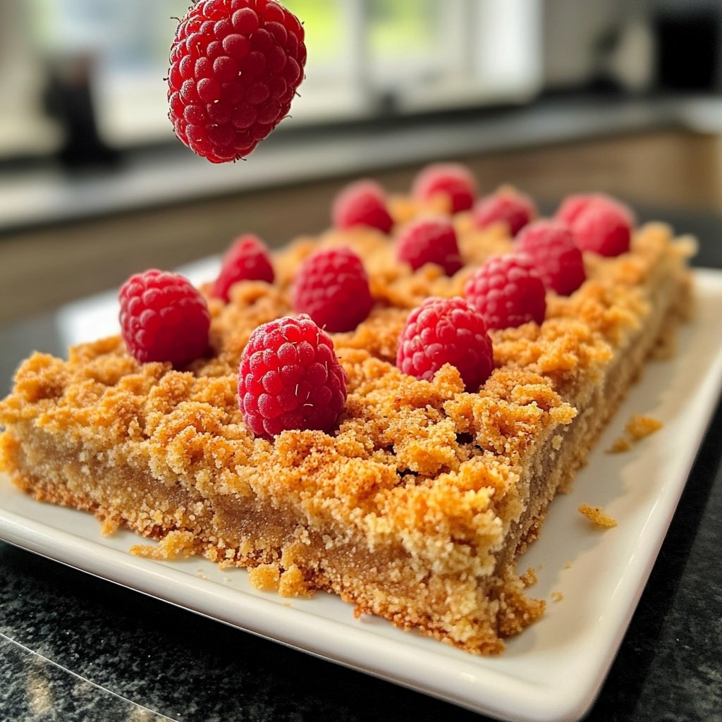 Spekulatius Dessert mit Himbeeren