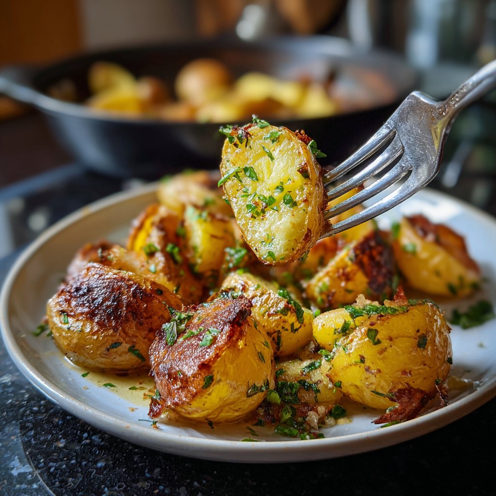 Mittagessen mit Kartoffeln