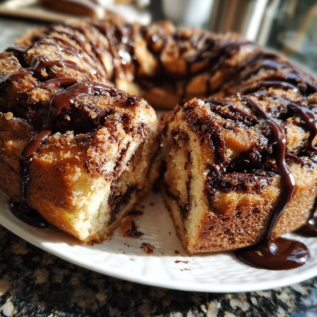Blechkuchen mit Schoko-Swirl