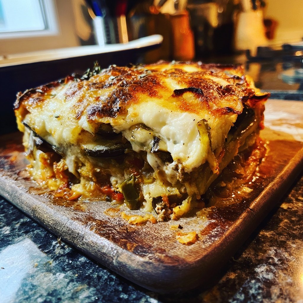 Gemüseauflauf mit Aubergine