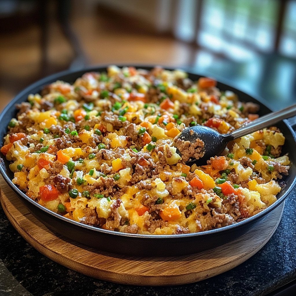 Hackfleisch Reis Pfanne