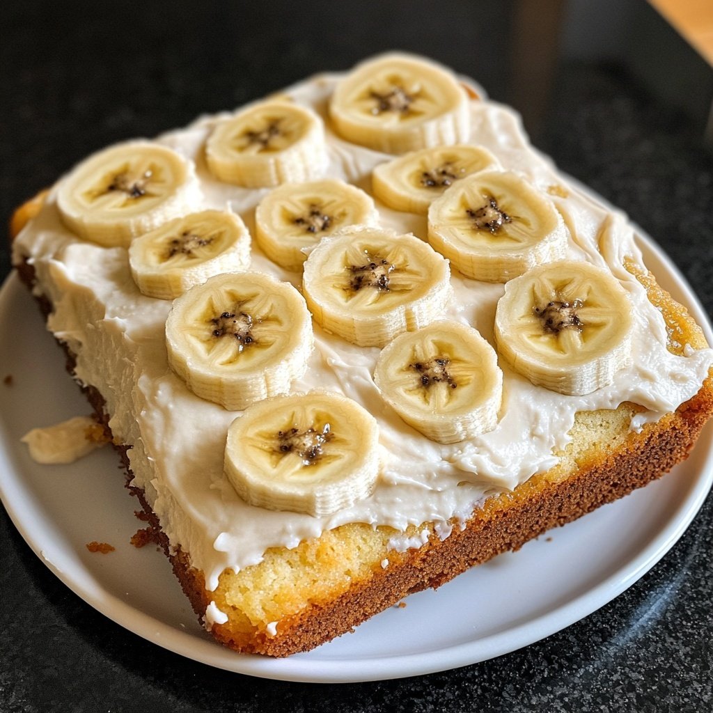 Bananenkuchen mit Frischkäse Frosting