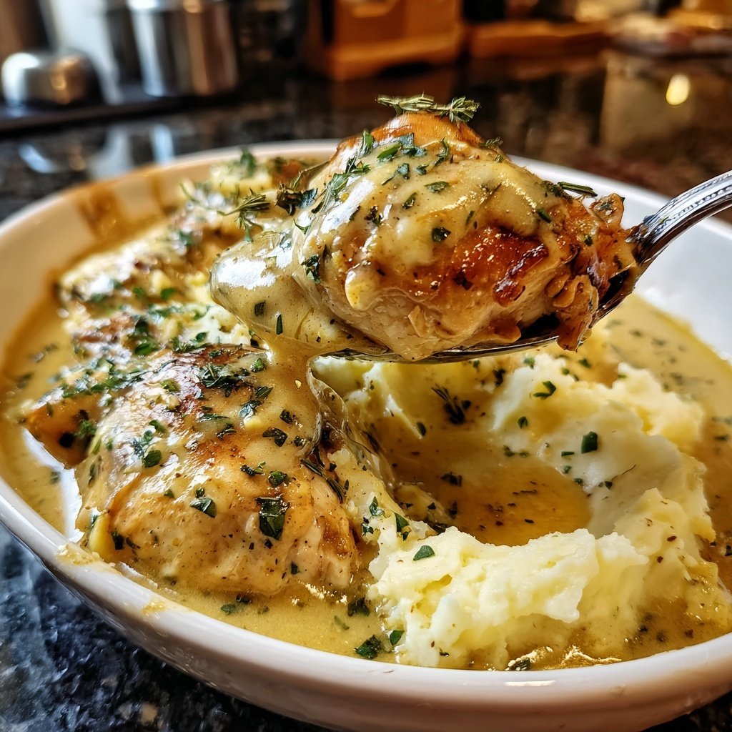 Hausmannskost Cremiges Hähnchen mit Kartoffelpüree