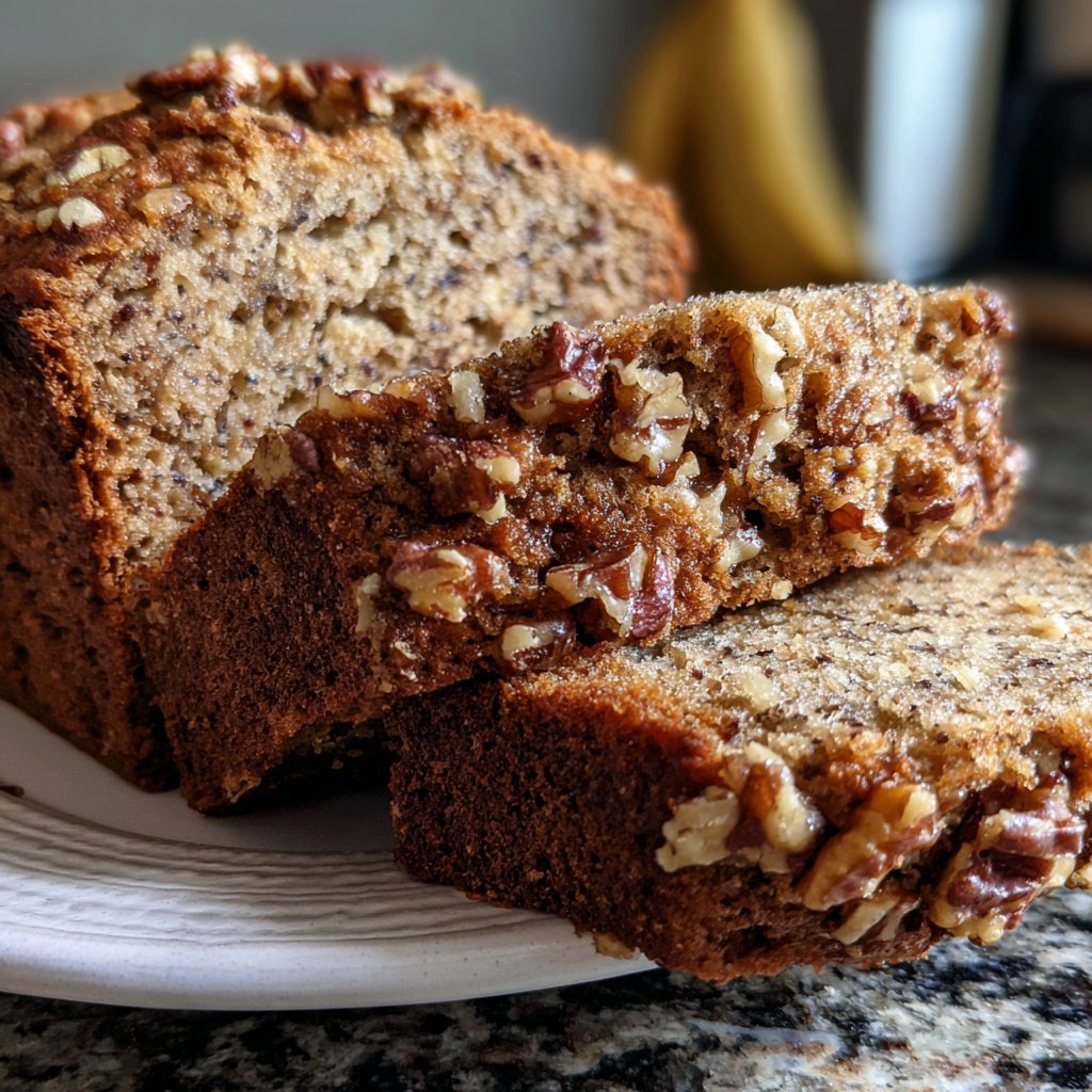 Bananenbrot ohne Zucker