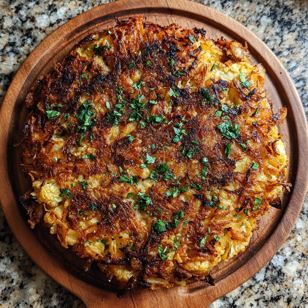 Blumenkohl Rösti Im Ofen