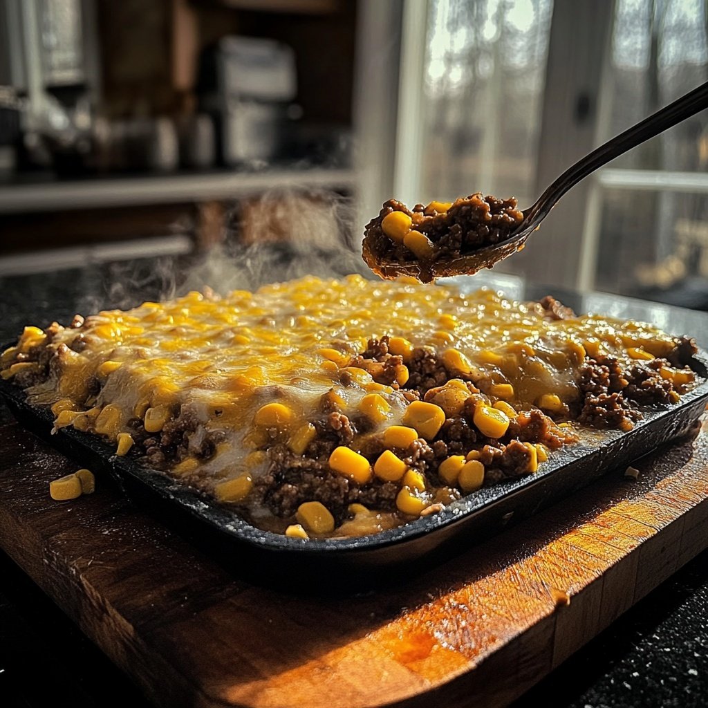 Hackfleisch Mais Pfanne