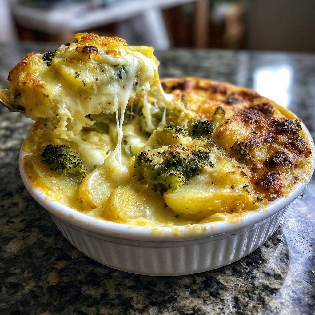 Brokkoli Kartoffel Gratin Leicht