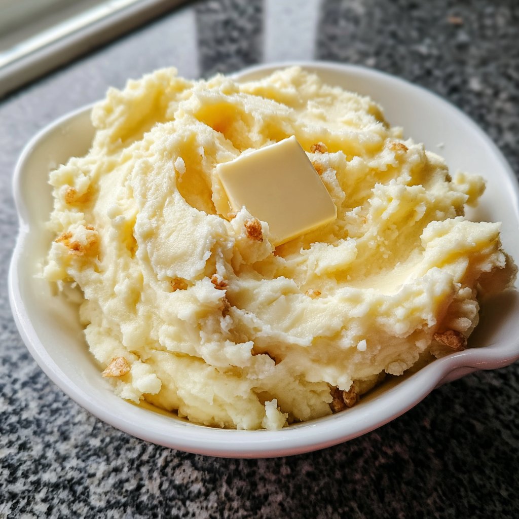Süßkartoffelpüree mit Butter