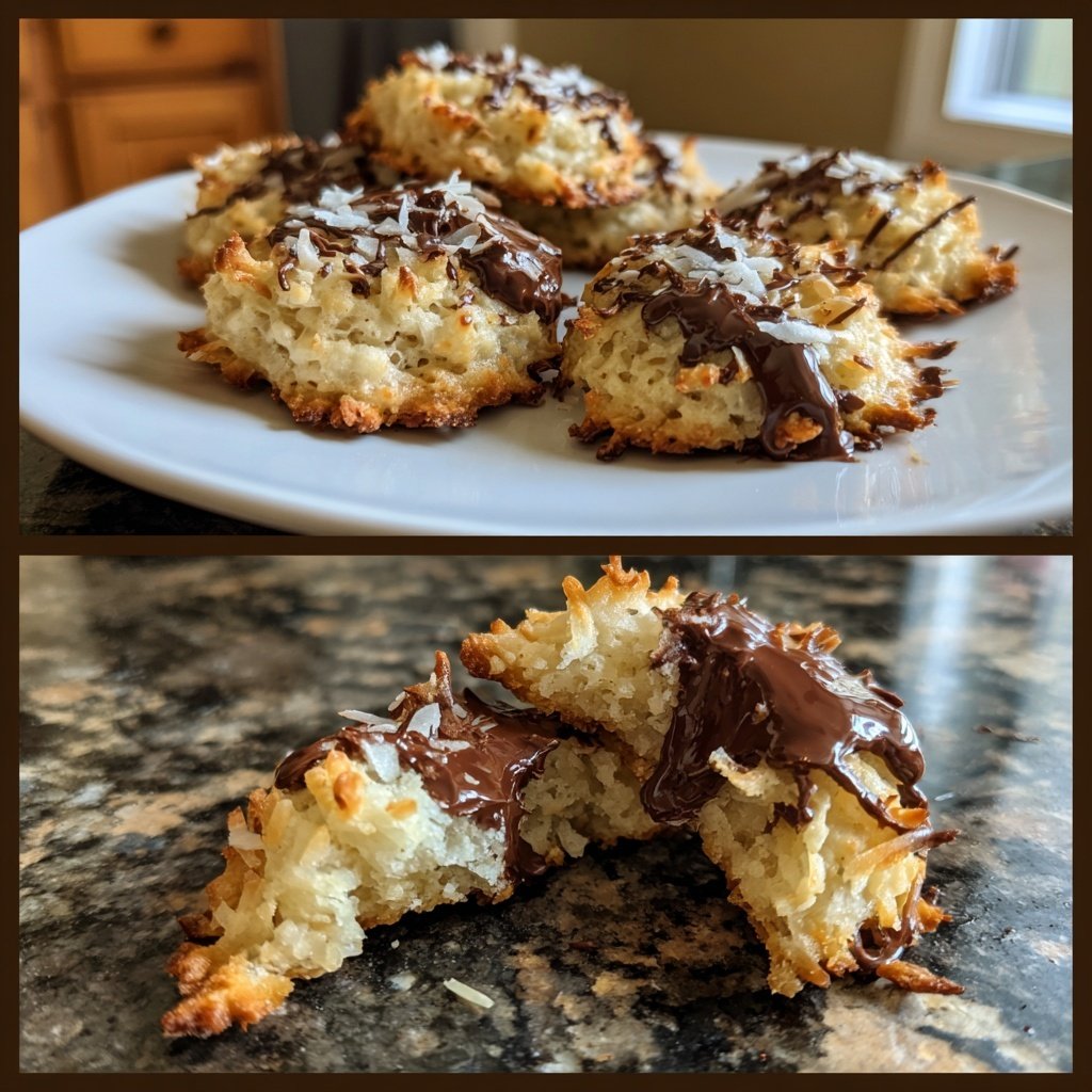Cookies mit Kokos und Schokolade