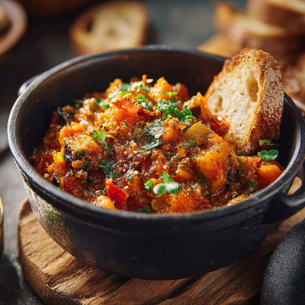 Auberginenragout vegetarisch