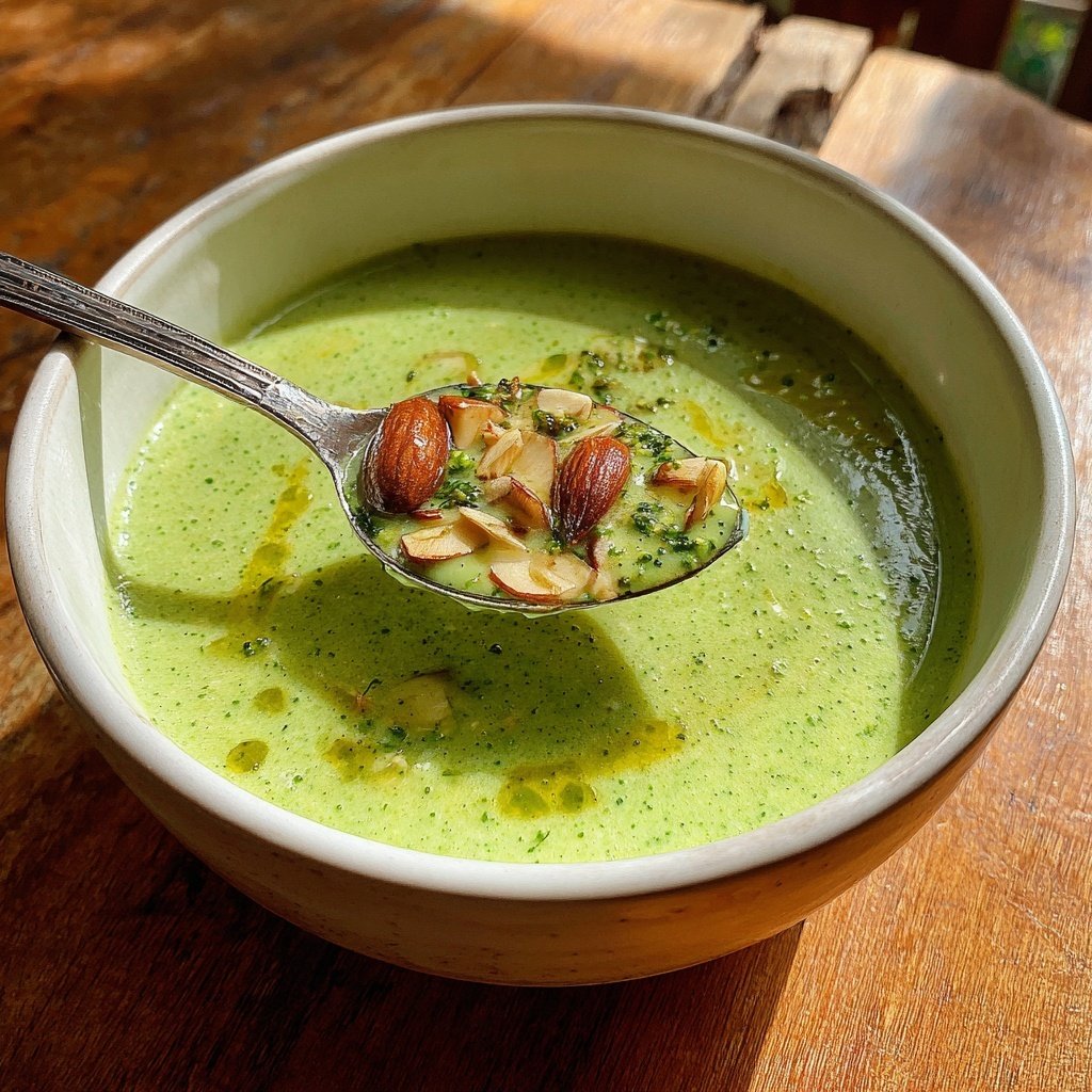 Brokkoli Mandel Suppe