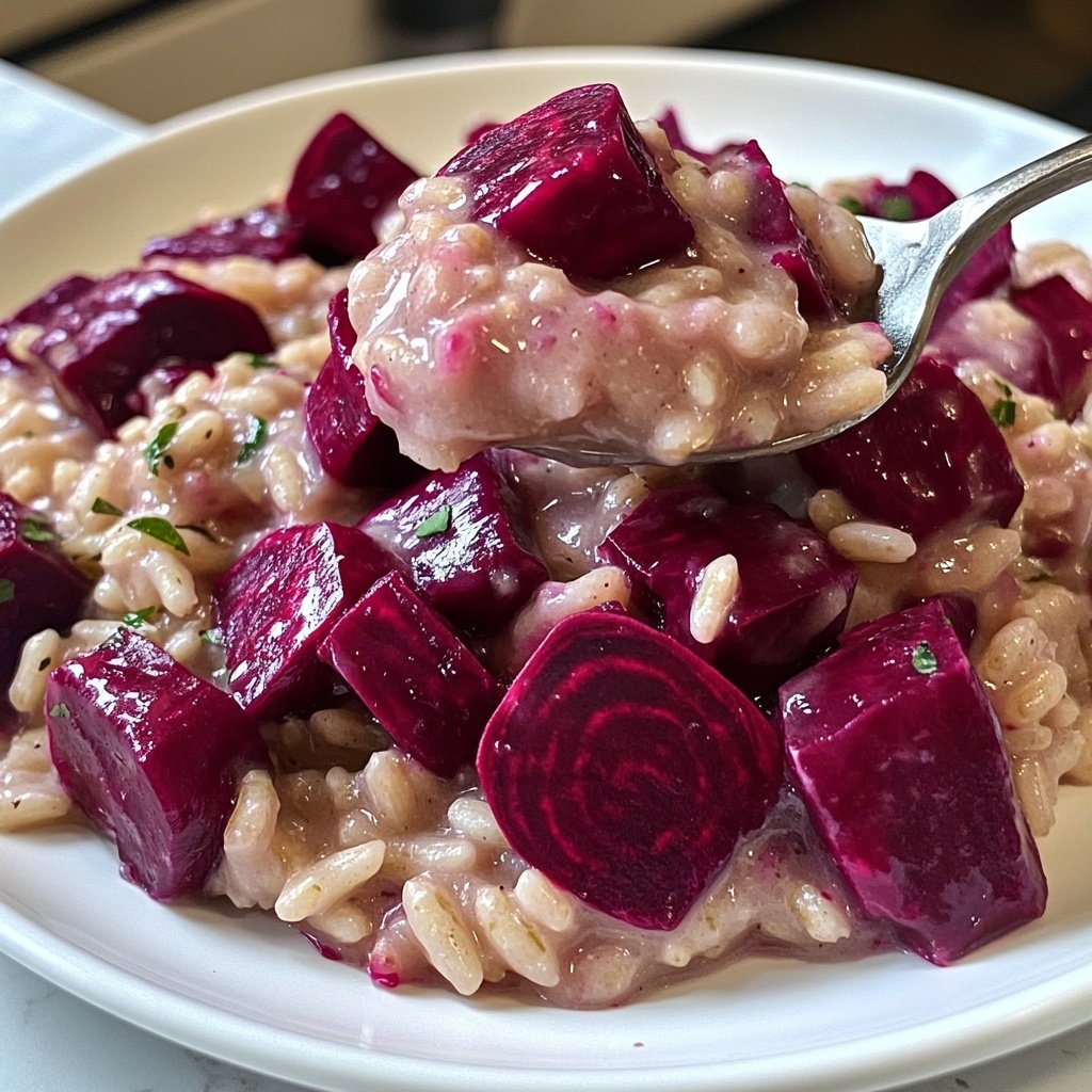Risotto mit Roter Bete