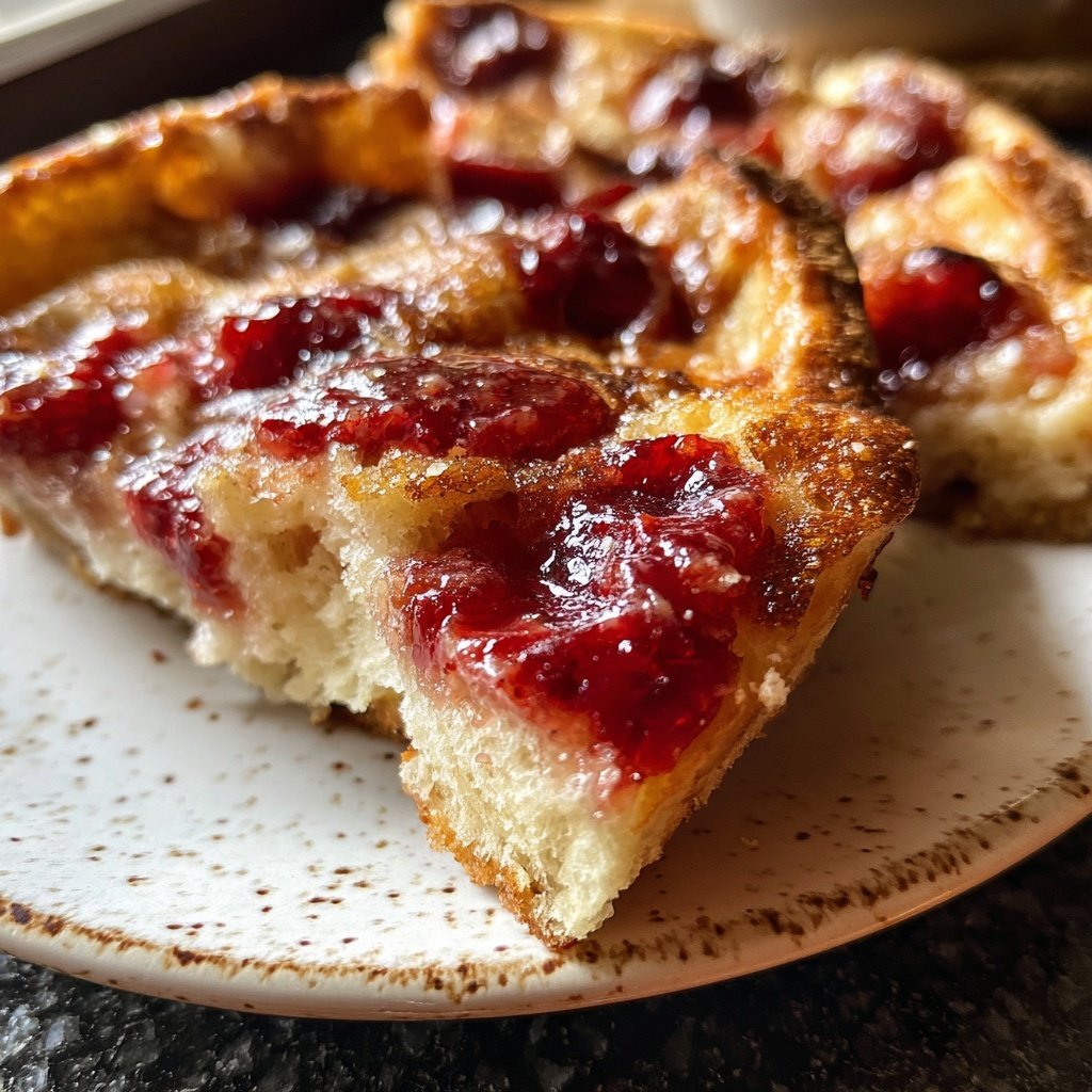 Pfannkuchen mit Zwetschgenkompott