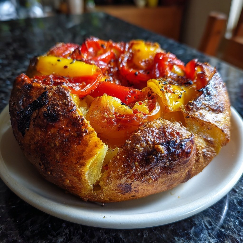 Ofenkartoffeln mit Paprika